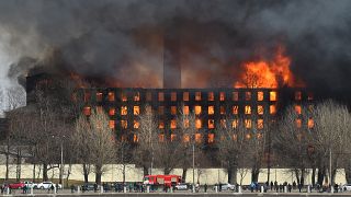 пожар на Невской мануфактуре