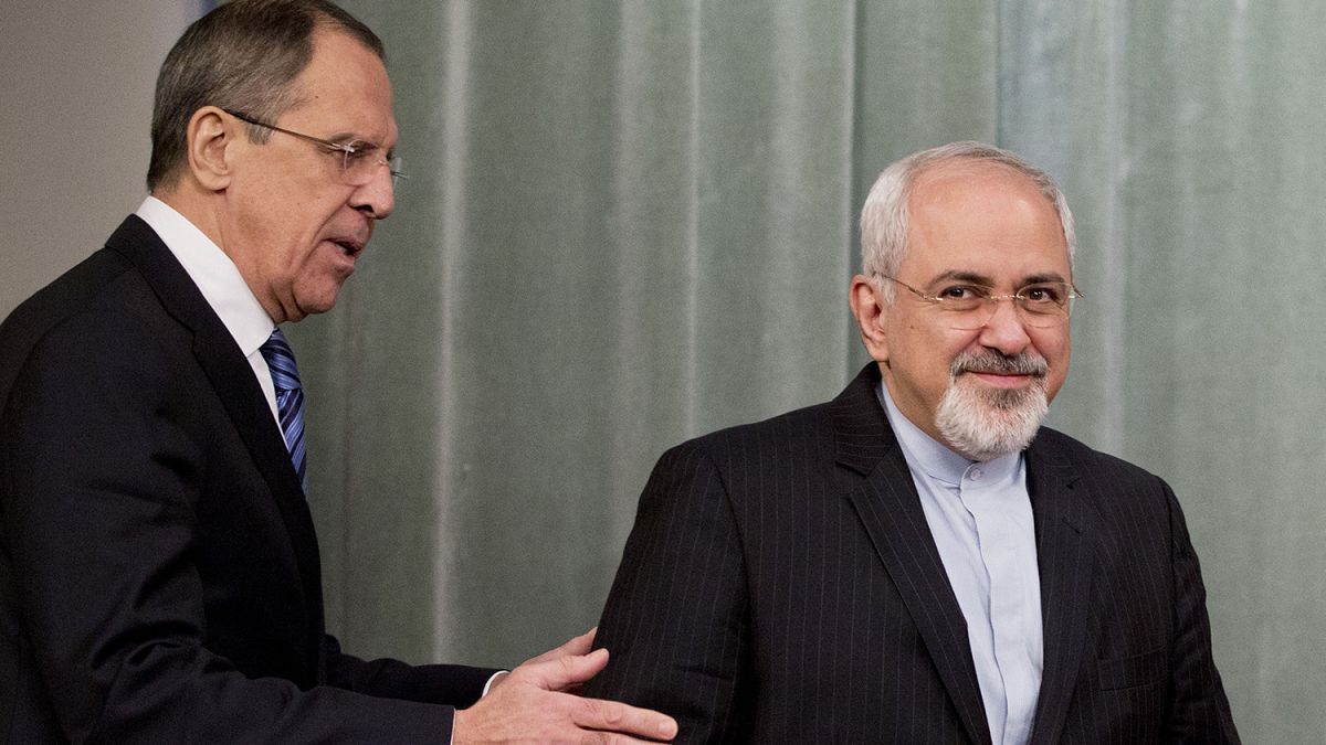 Rusya Dışişleri Bakanı Sergey Lavrov (sol), İran Dışişleri Bakanı Cevad Zarif 