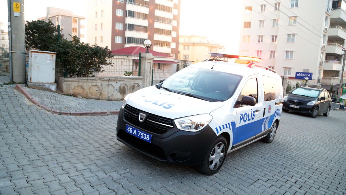 Kahramanmaraş'ta polis aracı