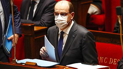 Jean Castex à l'Assemblée nationale, Paris, le 1er avril 2021