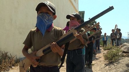 Mexican village forms 'self-defence' group amid armed gang threat