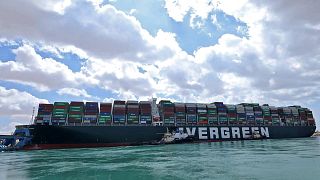 Egypt seizes cargo ship blamed for blocking Suez, demands $900 million