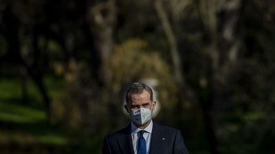 El rey Felipe VI de España en una foto de archivo del 11 de marzo de 2021. El rey Felipe VI de España en una foto de archivo del 11 de marzo de 2021.