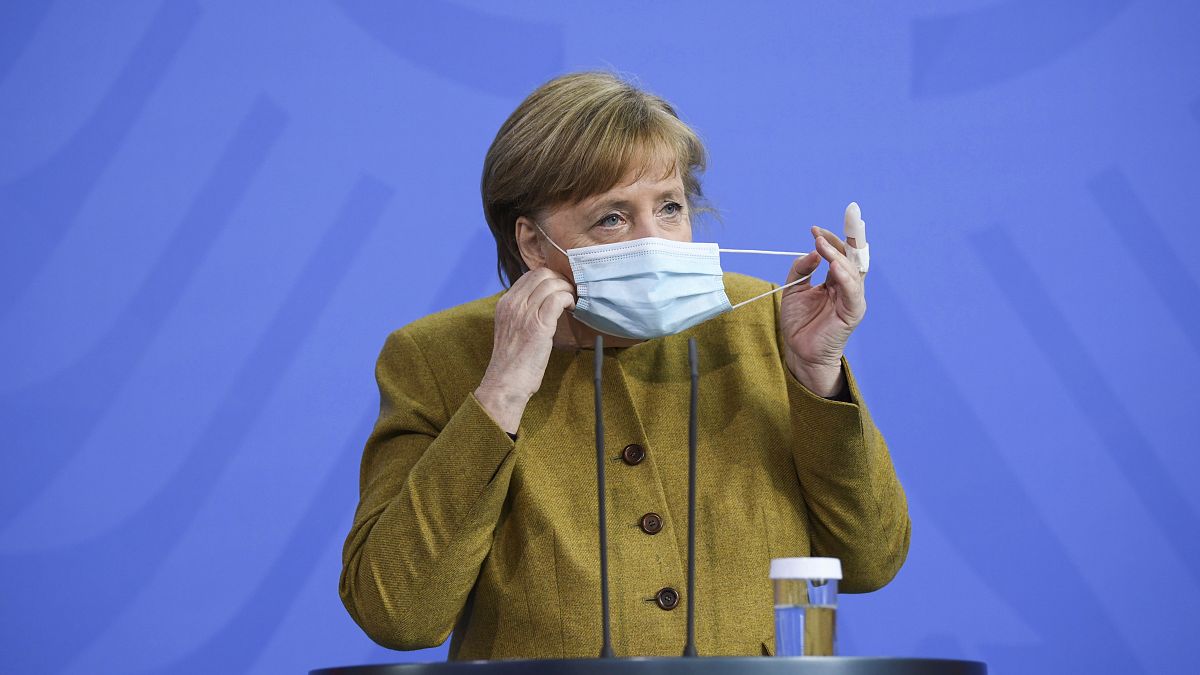 Angela Merkel an diesem Dienstag in Berlin