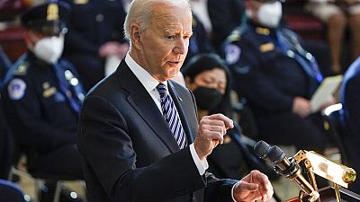 Joe Biden le 13 avril 2021 au Capitole, Washington, États-Unis