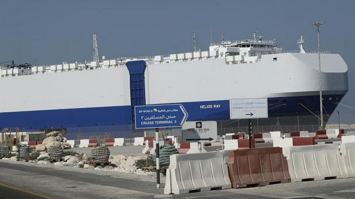 یک کشتی اسرائیلی که در ماه فوریه هدف حمله قرار گرفت