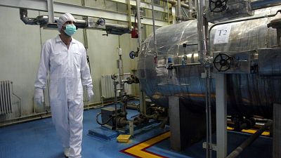 نمایی داخلی از تاسیسات هسته ای ایران