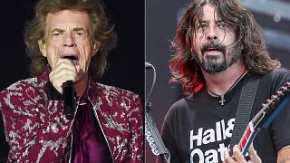 Mick Jagger & Dave Grohl