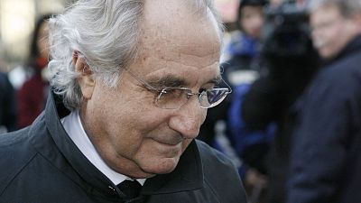 Madoff llegando al tribunal de Nueva York en 2009
