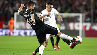  Ondrej Kudela (foreground) during the Europa League