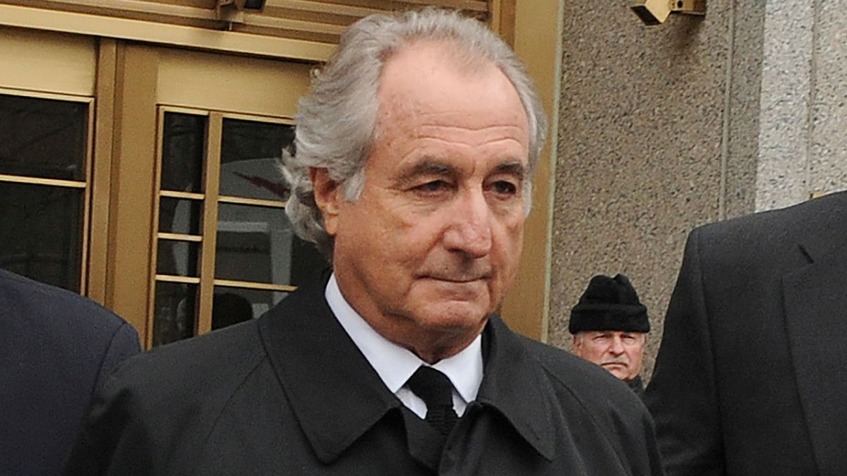 Bernard Madoff exits Manhattan federal court on Tuesday, March 10, 2009, in New York. The disgraced financier has died in a US federal prison.