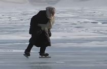 Una patinadora sobre hielo de 79 años