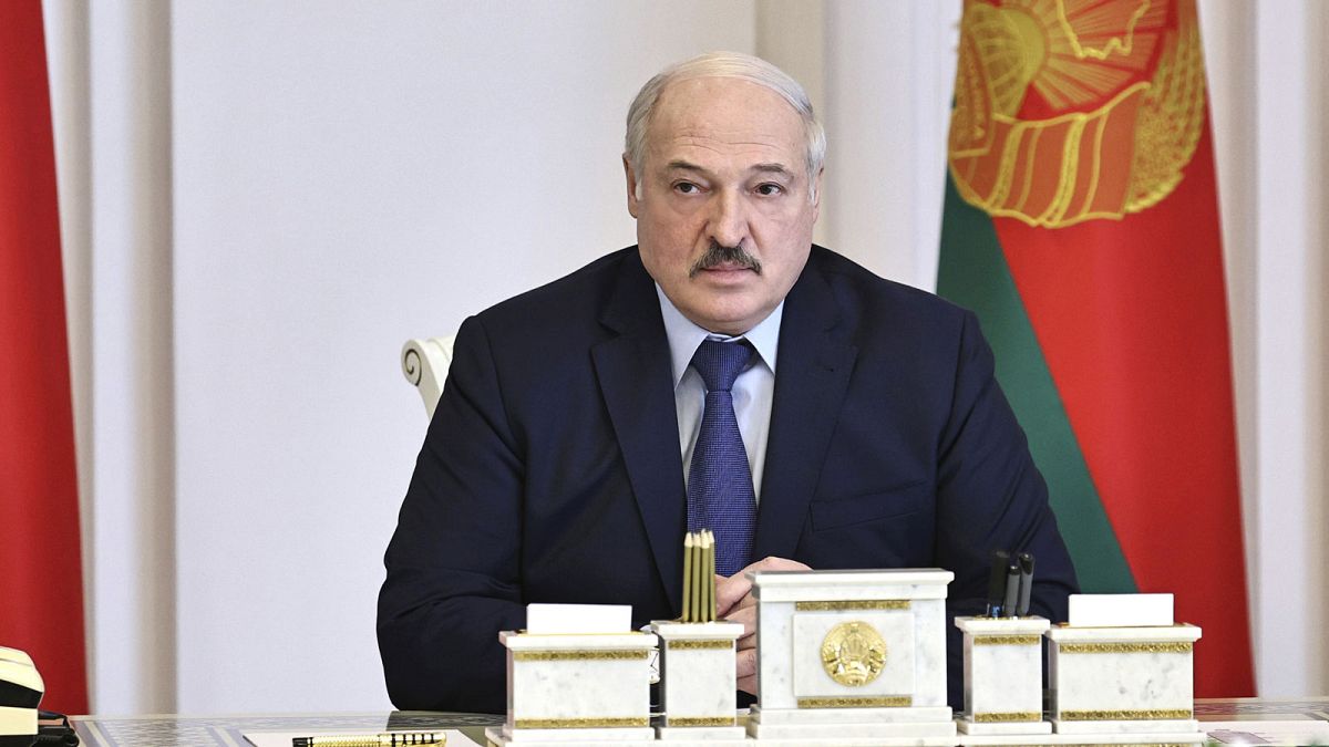 Alexandre Loukachenko, le président du Bélarus, le 29 mars 2021 à Minsk