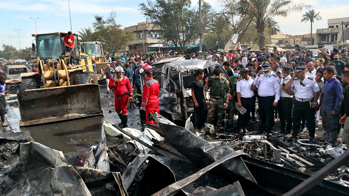 Взрыв на багдадском рынке