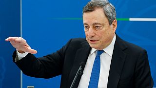 Il Presidente del Consiglio italiano Mario Draghi