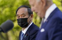 Japonya Başbakanı Suga ABD'ye resmi ziyaret gerçekleştirdi