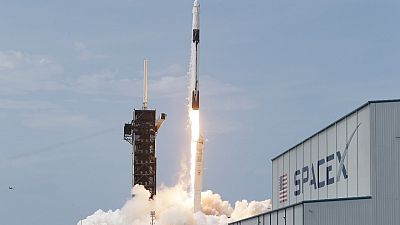 سبيس أكس ينطلق من مركز كينيدي للفضاء في كيب كانافرال في فلوريدا. 2020/05/30