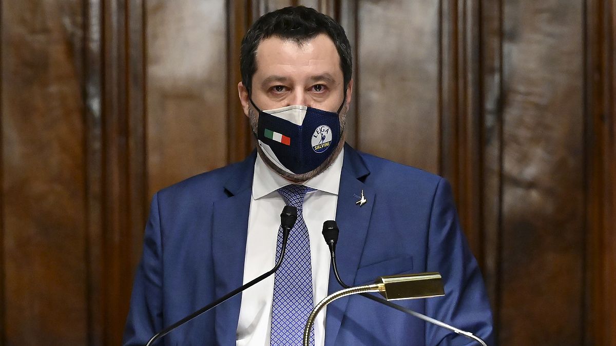 Бывший глава МВД Италии Маттео Сальвини 