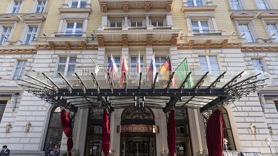 Гостиница в Вене, где проходят переговоры об иранской ядерной программе и санкциях против Тегерана