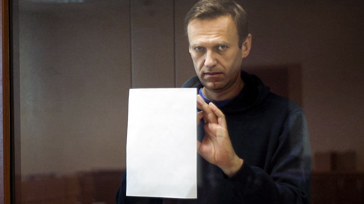 Алексей Навальный на заседании Бабушкинского суда Москвы 16 февраля 2021