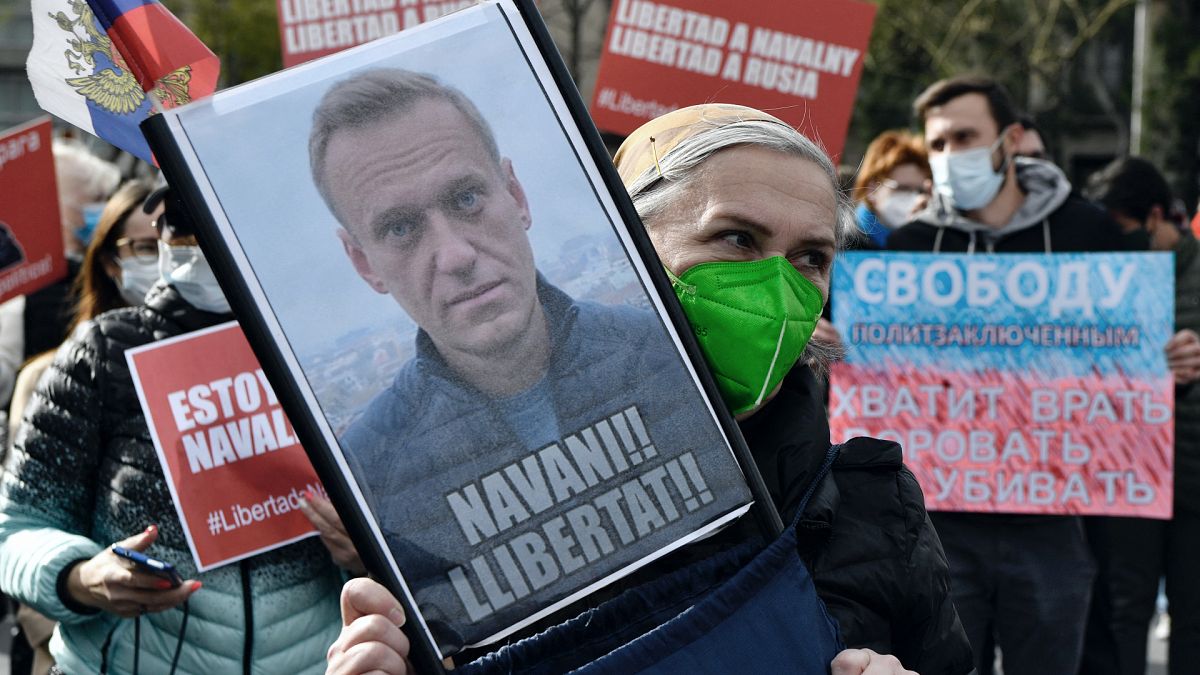 Navalny'e destek eylemlerinden bir kare / Arşiv