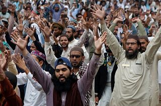 هواداران حزب تحریک لبیک پاکستان