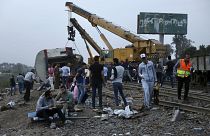 Египет: ЧП на железной дороге