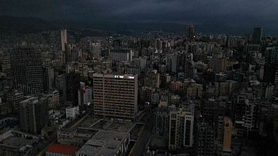 Beyrouth plongée dans le noir