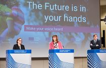 The representatives from the three EU institutions presented the platform on Monday.