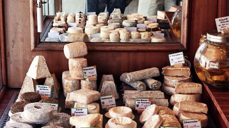 Europe is famous for its cheese
