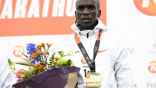 Kenya's world record holder Eliud Kipchoge wins NN Mission Marathon!