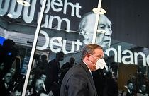 Armin Laschet nach PK im Konrad-Adenauer-Haus
