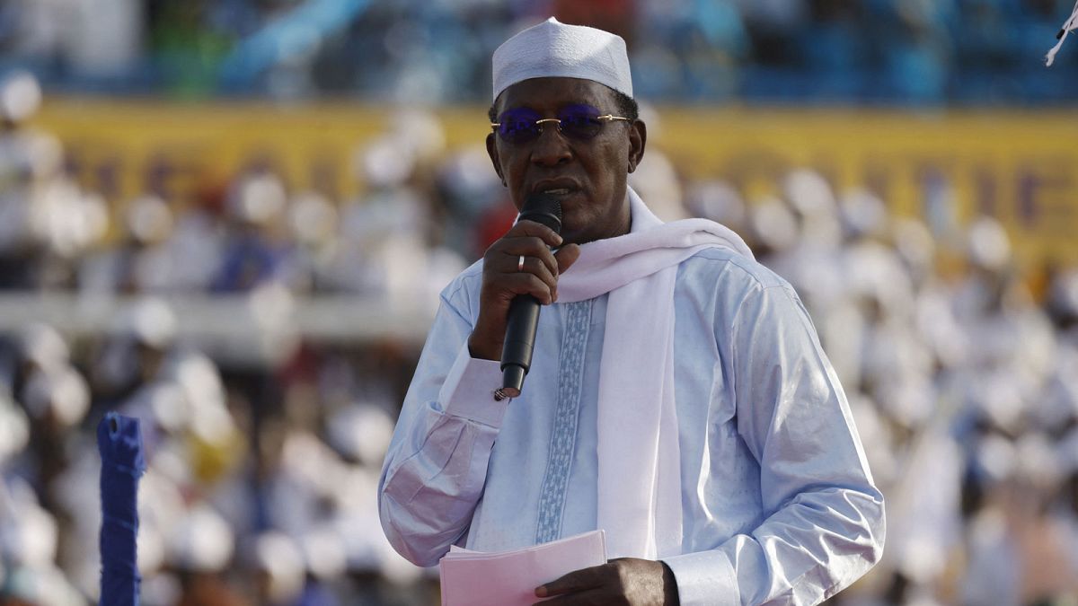 Le président du Tchad, Idriss Déby Itno, le 9 avril 2021