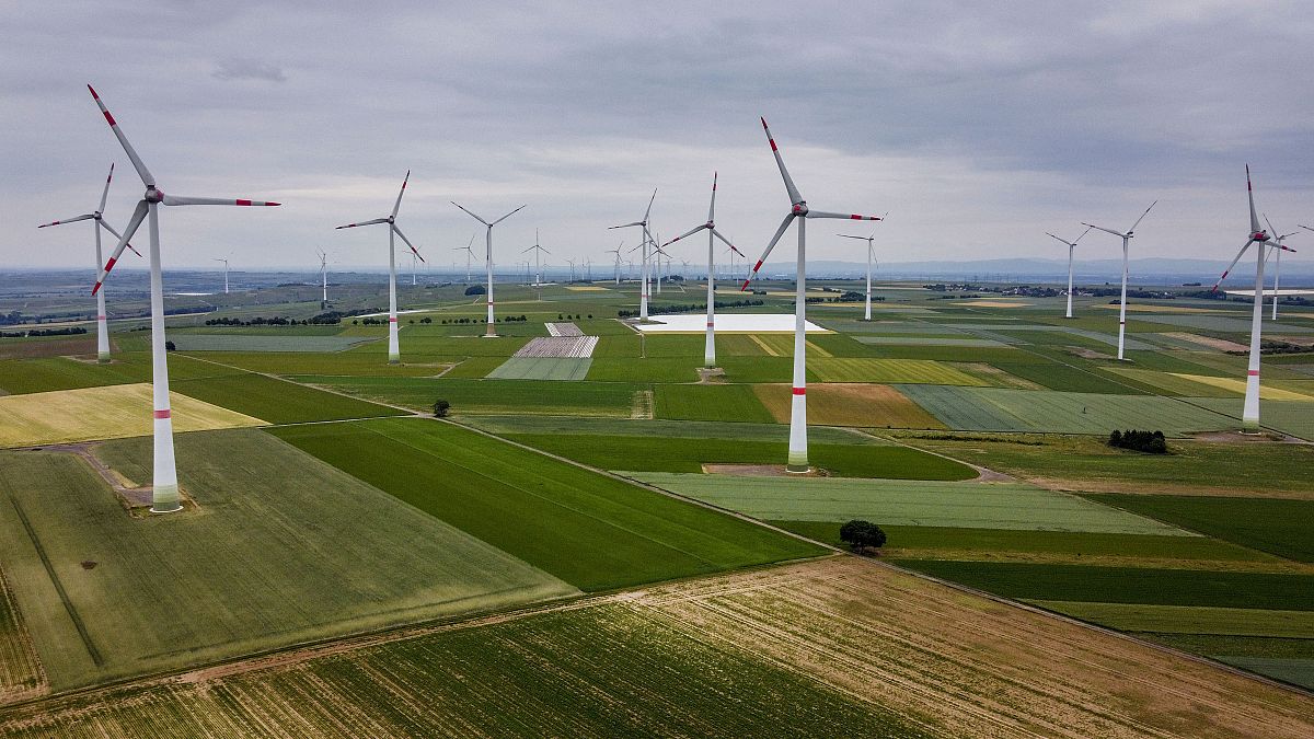 Des éoliennes en Allemagne, le 9 juin 2020