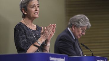 Vice-President Vestager explained the new pyramid for the AI rules.