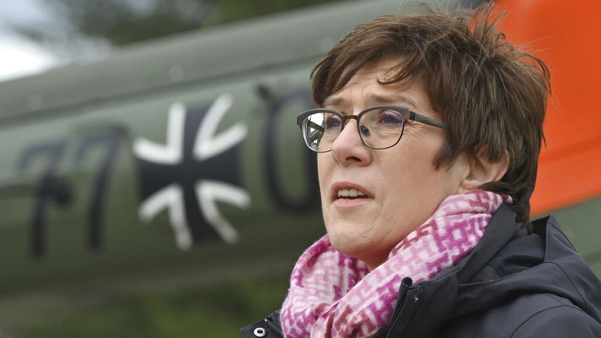 German defence minister Annegret Kramp-Karrenbauer has said she wants to help bring potentially endangered Afghan employees of her country's military to Germany