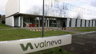 The headqaurters of French vaccine startup Valneva in Saint-Herblain, France, Feb.3, 2021. 