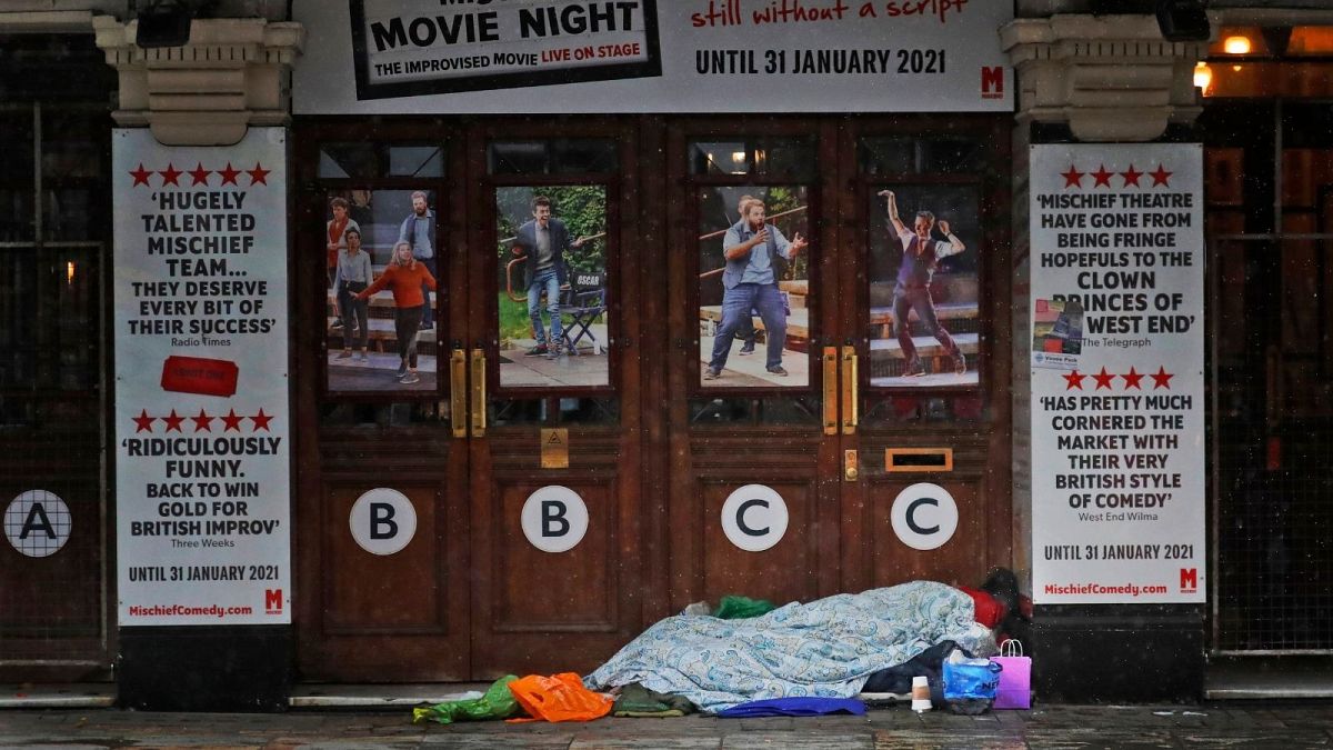 یک بی‌خانمان در لندن