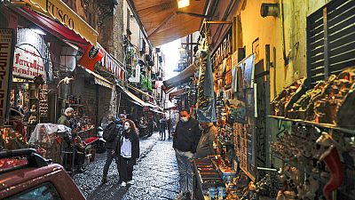 Ο διάσημος δρόμος San Gregorio Armeno στη Νάπολη