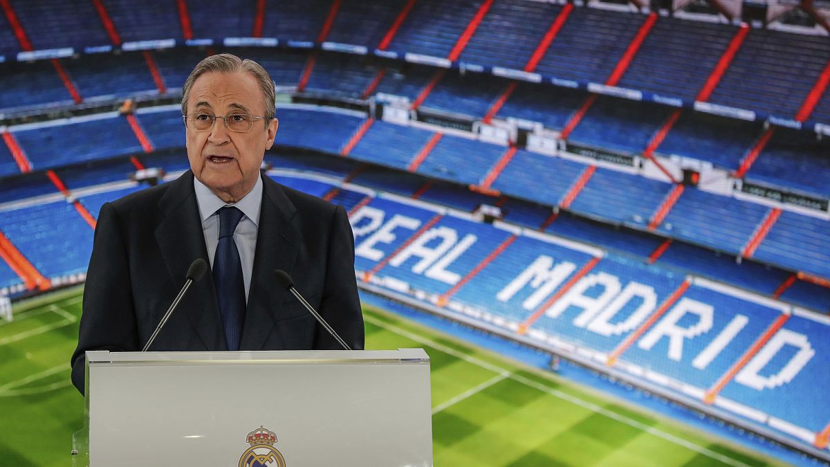 Florentino Perez said the new league is on "standby" rather than finished