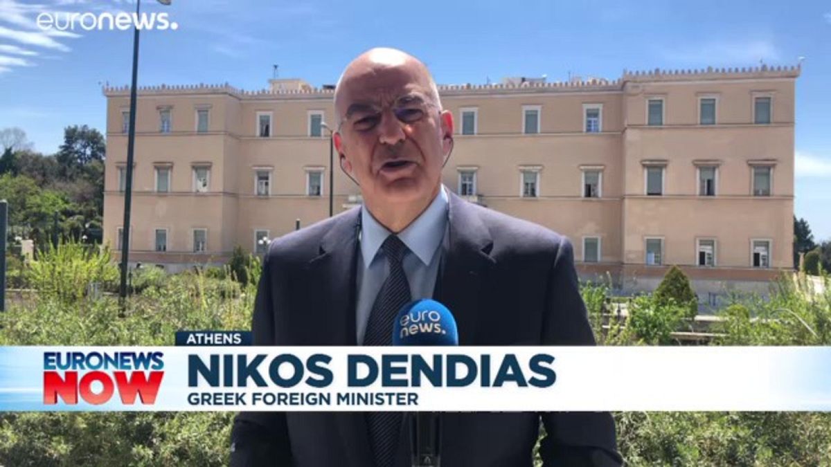 Greece's foreign minister Nikos Dendias on Euronews