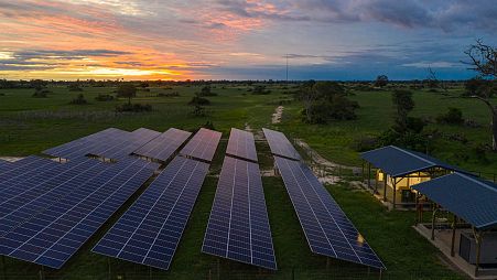 Xigera Safari Lodge in Botswana's Moremi Game Reserve uses solar energy to power its 12 suites