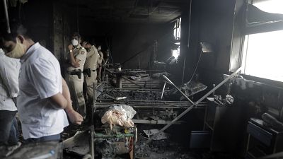 حريق مستشفى في الهند