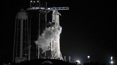 Treibstoffbefüllung der Falcon-9-Rakete