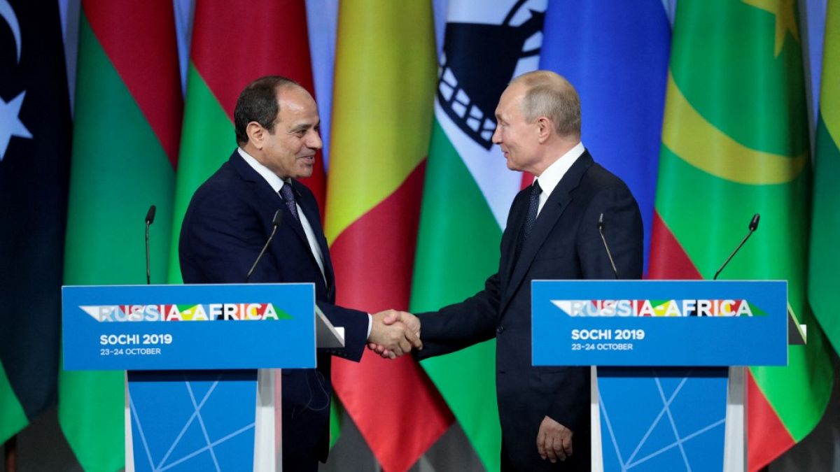Rusya ve Mısır Devlet Başkanları