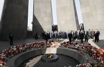 Траурная церемония в Ереване