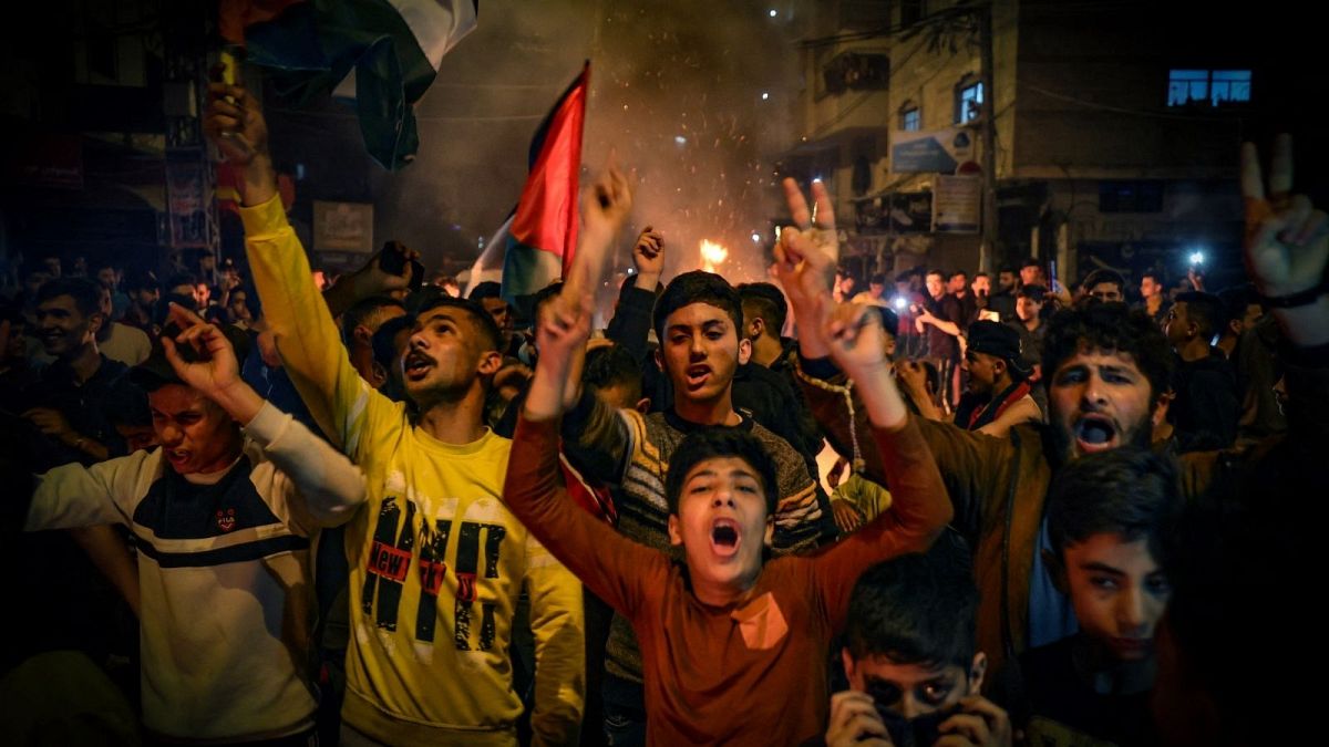 تظاهرات فلسطینیان در بیت‌المقدس همزمان با تشدید خشونت در نوار غزه