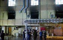 آتش‌سوزی در بیمارستان بیماران کرونایی در عراق
