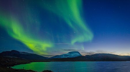 The northern lights, or aurora borealis