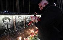 Vigília em memória dos heróis de Chernobyl